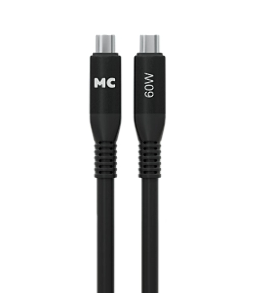 Дата-кабель MORE CHOICE (4620202554529) K83aa USB 3.0A PD 60W для Type-C Type-C - 1 м, черный