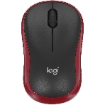 Мышь беспроводная Logitech M185, красный, 1000 dpi, радиоканал, USB, кнопки - 3, фото12