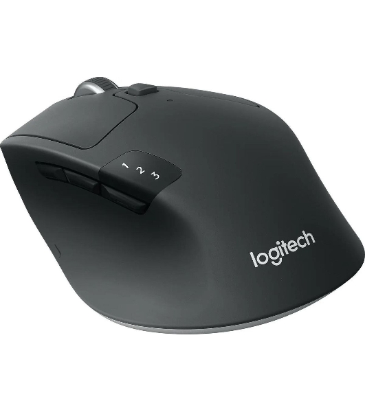 Мышь беспроводная Logitech M720 Triathlon черный, 1000 dpi, радиоканал, Bluetooth, USB, кнопки - 8