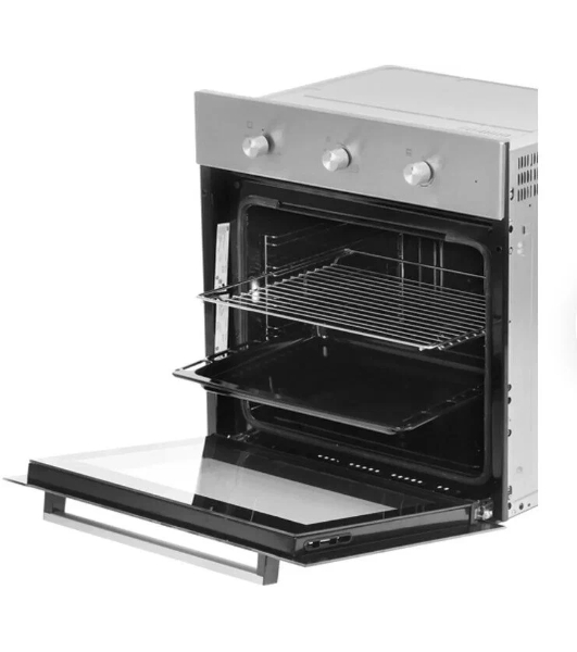 Газовый духовой шкаф Beko BBIGT21100X с откидным электрическим грилем; автоматический электроподжиг; поворотные переключатели; металлические направляющие; объем - 72л; 3 стекла дверцы; 1 решетка; 1 противень; вертел. Цвет нержавеющая сталь; Материал панели управления Металл	нержавеющая сталь