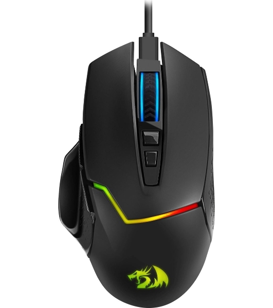 Мышь беспроводная Redragon Mirage Pro черный, 8000 dpi, радиоканал, USB, кнопки - 9