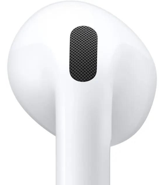 Наушники TWS Apple AirPods 4 ANC белый, вкладыши, Bluetooth, активное шумоподавление, беспроводная зарядка, до 4 ч