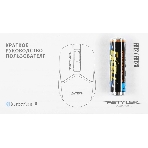 Мышь беспроводная A4Tech Fstyler FB12 черный, 1200 dpi, радиоканал, Bluetooth, USB, кнопки - 3, фото2
