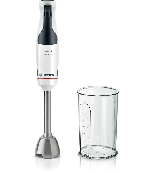 Блендер погружной Bosch MSM4W210 белый, 600 Вт, плавная регулировка