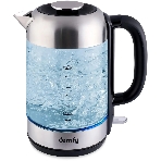 Чайник электрический Domfy DSM-EK401 1.8л. 2200Вт черный/прозрачный (корпус: стекло), фото6