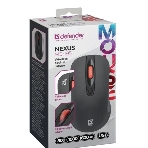 Мышь беспроводная Defender Nexus MS-195 черный, 1600 dpi, радиоканал, USB, кнопки - 4, фото6