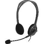 Гарнитура Logitech H111 чёрный, проводная, 3.5 мм, фото 1