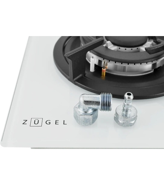 Варочная панель газ ZUGEL ZGH603W, белая