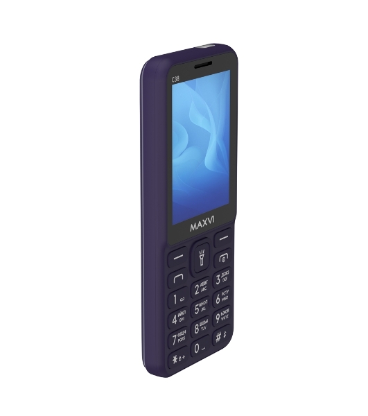 Мобильный телефон Maxvi C38 фиолетовый