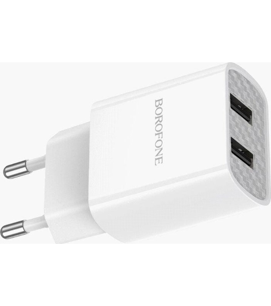 Сетевое зарядное устройство BOROFONE (6931474739148) BA53A Powerway 2USB белый