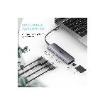 Концентратор USB-хаб UGREEN CM195-70411 Space Gray (70411), фото3