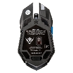 Мышь беспроводная Nakatomi MROG-20UR черный, 2400 dpi, радиоканал, USB, кнопки - 6, фото3