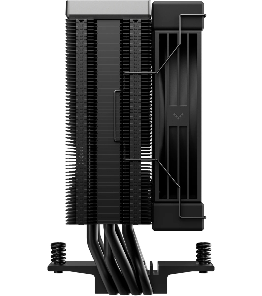 Кулер для процессора DEEPCOOL AK400 G2 LGA1851/1700/1200/115X/AM5/AM4 (12шт/кор, TDP 220W, PWM, Fan 120мм, 4 тепл. Трубки, Wood-grain top cover, черный) RET (R-AK400G2-BKNNMN-GJD)