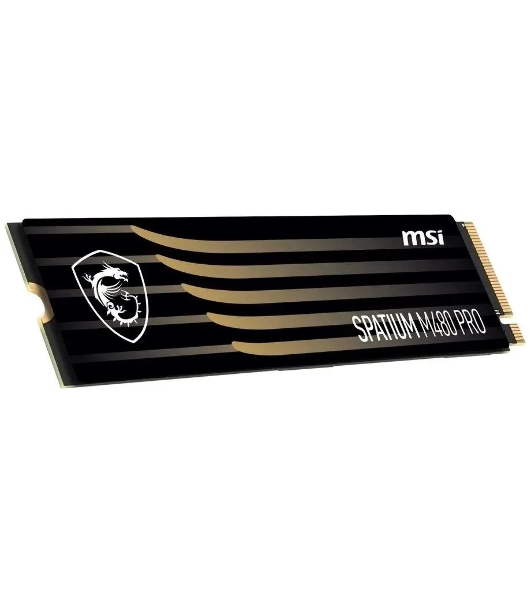 Накопитель SSD MSI SPATIUM M480 PRO, 2Tb, M.2 2280, PCIe 4.0 x4, NVMe, R/W 7400/7000