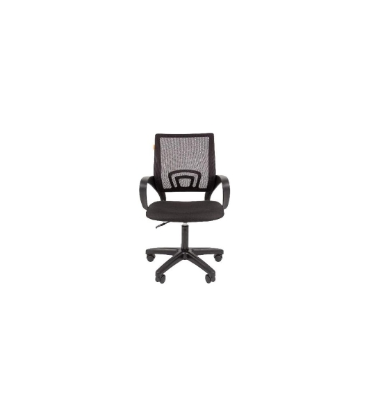 Кресло Chairman 696 TW-01 черный, ткань, 120 кг, механизм качания