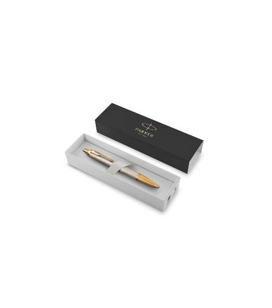 Ручка шариковая Parker IM Premium K323 (CW1931687) Grey GT, M, синие чернила, подарочная коробка
