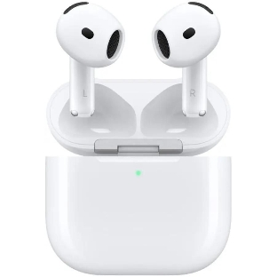 Наушники TWS Apple AirPods 4 ANC белый, вкладыши, Bluetooth, активное шумоподавление, беспроводная зарядка, до 4 ч