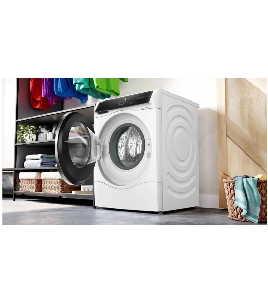 Стирально-сушильная машина Bosch Serie 8 WNC254A0SN белый, загр.фронтальная, макс.: 10,5 кг, 1400 об/мин, класс: D