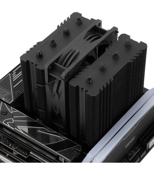 Устройство охлаждения(кулер) Thermalright Peerless Assassin 90 SE Soc-AM5/AM4/1151/1200/1700 черный 4-pin 23.85dB Al+Cu Ret (PA90-SE-BL)