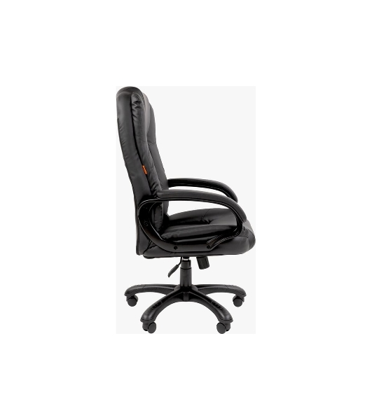 Кресло Chairman 600 черный, экокожа, 120 кг