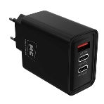 Сетевое зарядное устройство MORE CHOICE NC90 1USB+2Type-C 3.0A PD 45W, черный, фото3