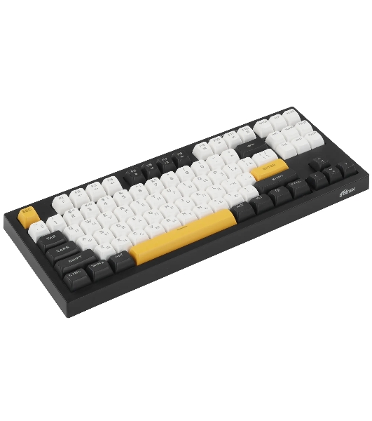 Клавиатура проводная Ritmix RKB-587BL синий-белый-оранжевый