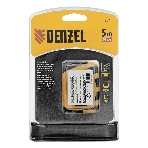 Рулетка Denzel 5м x 19 мм, магнит, двухсторонний зацеп, нейлон, двуст. шкала, автоматич. 31571, фото7
