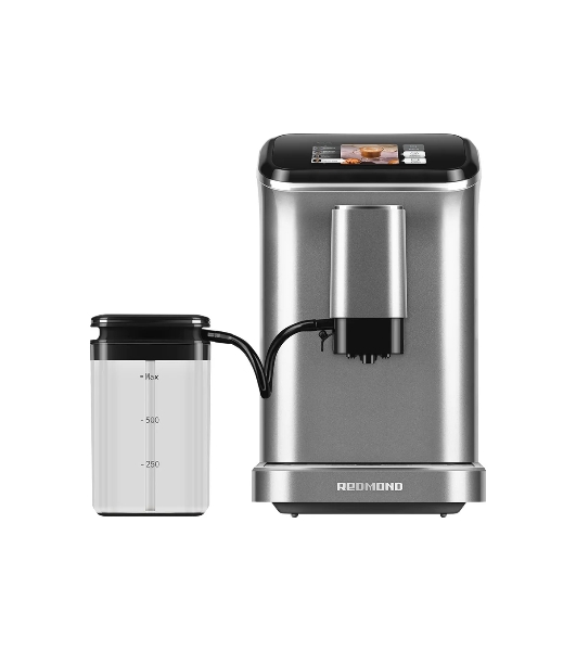 Кофемашина автоматическая Redmond CM707 серый, исп. кофе - зерновой, 1.5 л, 1350 Вт, 19 бар