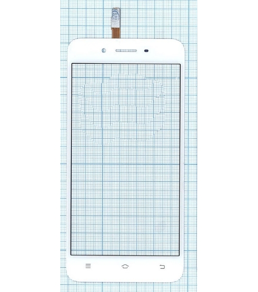 Сенсорное стекло (тачскрин) для Vivo Y53 (Y53i), белое