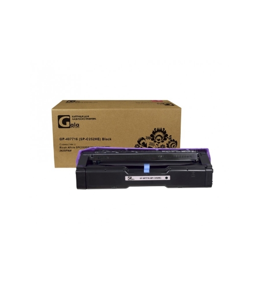 Принт-картридж GalaPrint GP-407716 (SP-C252HE) черный (6500 стр) для Ricoh Aficio SPC252DN/252SF/262DNW/262SFNW