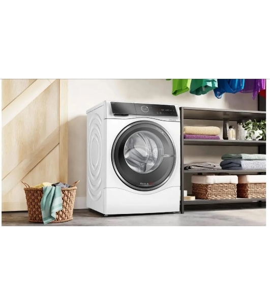Стирально-сушильная машина Bosch Serie 8 WNC254A0SN белый, загр.фронтальная, макс.: 10,5 кг, 1400 об/мин, класс: D