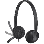 Гарнитура Logitech H340 чёрный, проводная, USB, фото4