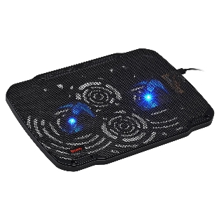 Подставка для ноутбука Digma D-NCP170-2 17'390x270x27мм 2xUSB 2x 150ммFAN 600г черный