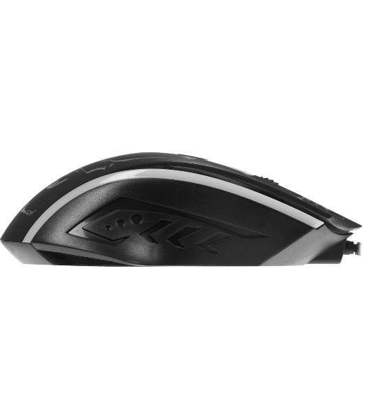 Мышь проводная Defender Overmatch GM-069 черный, 2400 dpi, USB, кнопки - 4
