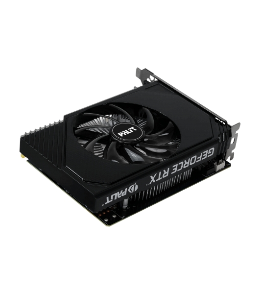 Видеокарта Palit RTX 3050 STORMX OC 6Gb NVIDIA GeForce RTX 3050 6Gb PCI-E 4.0 96bit GDDR6 1042/14000 DVIx1 HDMIx1 DPx1 HDCP Ret