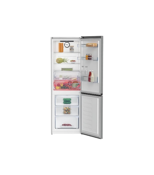 Холодильник Beko B3RCNK362HX нержавеющая сталь двухкамерный 220/100л морозилка снизу Total No Frost