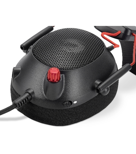 Гарнитура Oklick HS-L305G чёрный, проводная, USB, подсветка