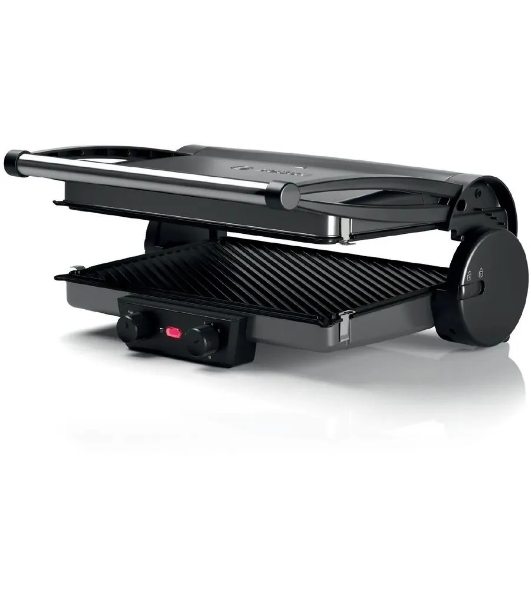 Электрогриль Bosch TCG4215 серебристый/черный