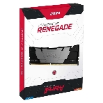 Оперативная память Kingston Fury Renegade, DDR4, 128GB (4x32GB), 3200MHz, CL16, DIMM, радиатор, черный, фото2