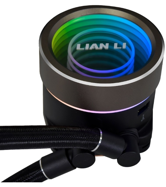 Система жидкостного охлаждения для процессора LIAN LI Galahad II Trinity 360мм G89.GA2T36B.00 черный 120мм алюминий+медь 2450rpm 30db 3-pin