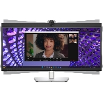 Монитор 34' Dell P3424WEB IPS 3440x1440, 60 Гц, 5 мс, 21:9, 300 кд/м2, 1xHDMI, 1хDP, 2хUSB-C, RJ-45, 1x3.5 мм, черный/серебристый, фото3