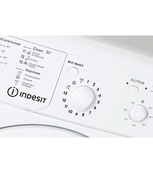 Стиральная машина Indesit IWUB 4085 (CIS) белый, загр. фронтальная макс.: 4 кг 800 об/мин класс: А