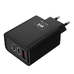 Сетевое зарядное устройство MORE CHOICE NC90 1USB+2Type-C 3.0A PD 45W, черный, фото5
