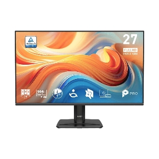 Монитор 27' MSI Pro MP271 E14A IPS 1920x1080, 144 Гц, 1 мс (MPRT), 16:9, 300 кд/м², VGA, HDMI 2.0, DP 1.2a, 3.5 Jack, динамики (2x2 Вт), HDR10, Adaptive-Sync, черный