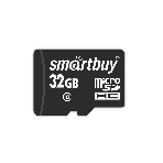 Флеш карта Micro SDHC 32Gb Smartbuy Class 10, адаптер в комплектеLE, фото 1
