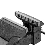 Тиски слесарные Denzel BVH-150 150 мм, поворотные, стальная направляющая, с наковальней, фото2