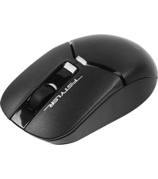 Мышь беспроводная A4Tech Fstyler FB12 черный, 1200 dpi, радиоканал, Bluetooth, USB, кнопки - 3