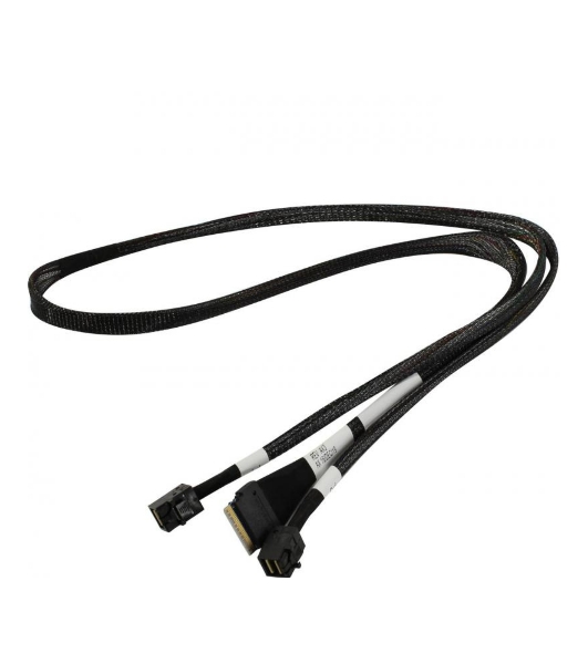 Кабель Broadcom 05-60003-00 Slimline SASx8 (SFF8654) -to- 2 SAS HD x4 (SFF8643)+ SFF9402, 1M