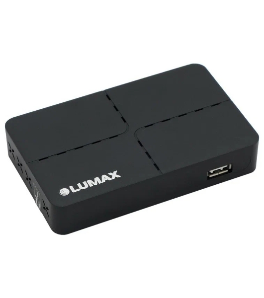 Приставка для цифрового ТВ LUMAX DV2118HD черный, DVB-T2, DVB-T, DVB-C, HDMI, USB 2.0