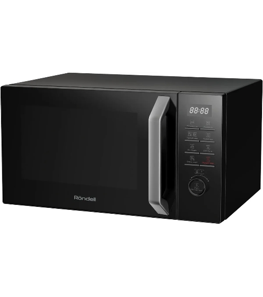 Микроволновая печь Rondell RDE-MW258 черный, 25 л, 900 Вт, переключатели - кнопки, поворотный механизм